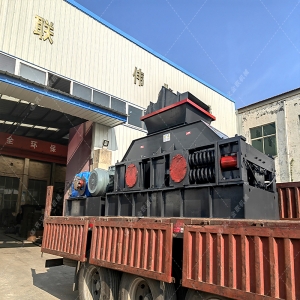 大型1200x800半自動(dòng)對輥制砂機(jī)設(shè)備發(fā)貨圖片